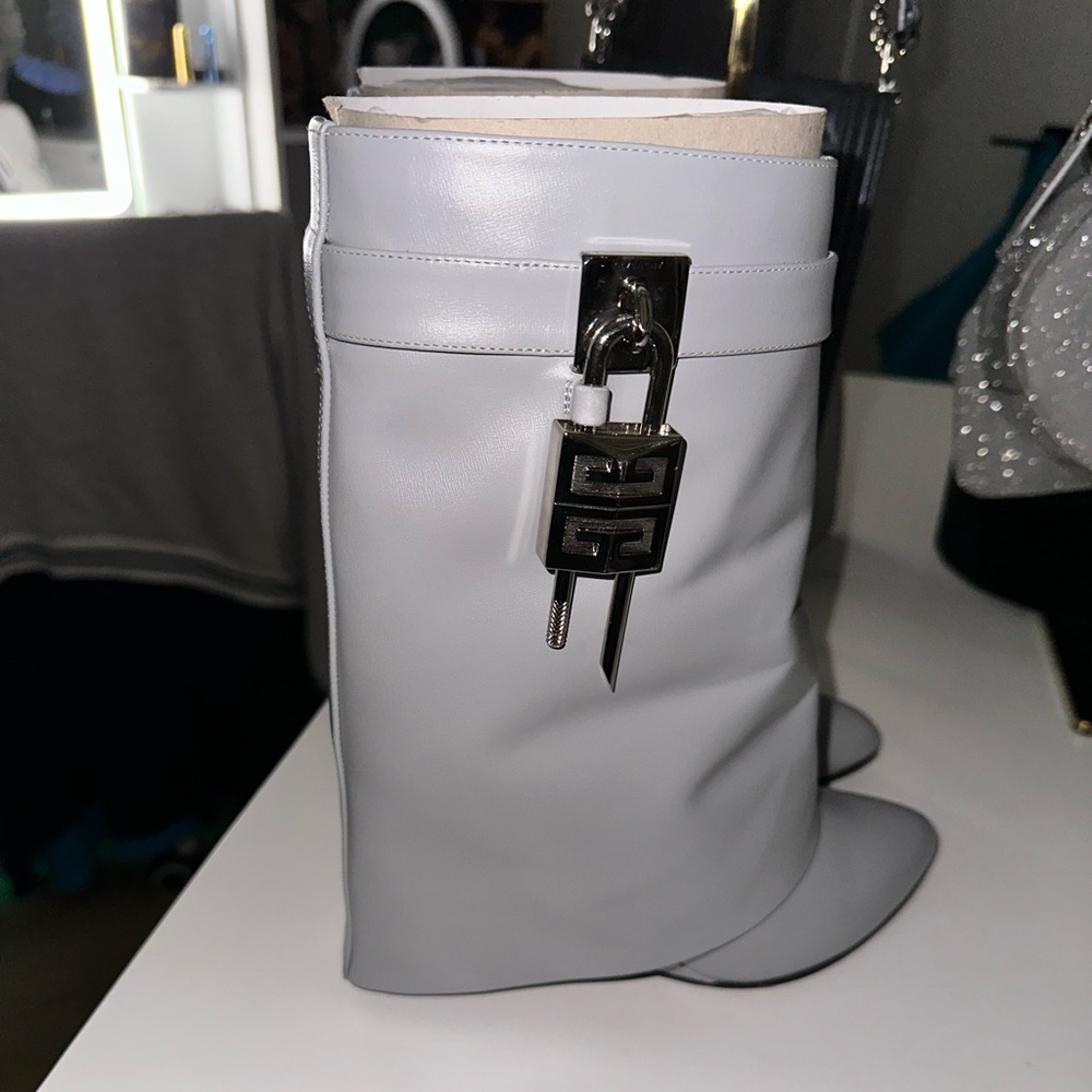 givenchy calf shark boots